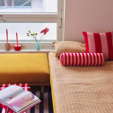 Candy-colored Two-room With Sweet Views