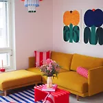 Candy-colored Two-room With Sweet Views