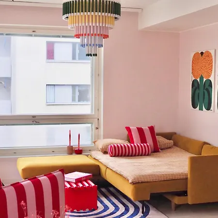شقة Candy-colored Two-room With Sweet Views هلسنكي