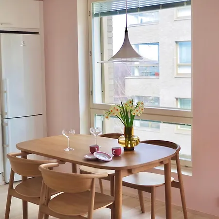 Candy-colored Two-room With Sweet Views Helsinky
